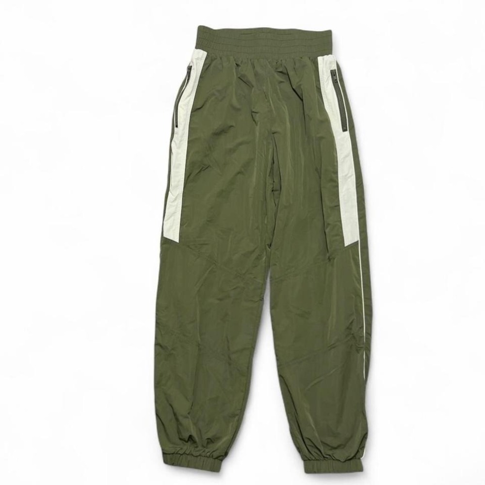 Y2K Style Forever 21 Green Jogger Track Pants Cargo Size XS Grunge